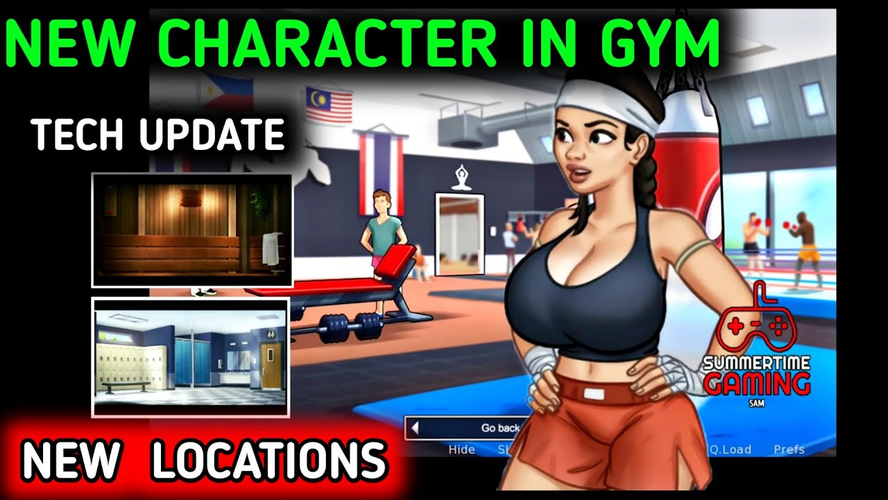 Two New Characters In Summertime Saga Tech Update Principal Smith House New Rework New Content Youtube