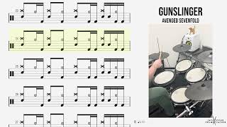 How to Play 🥁   Gunslinger   Avenged Sevenfold