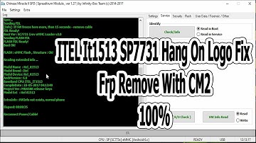 ITEL It1513 SP7731 Hang On Logo Fix || Frp Remove With CM2