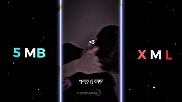 Tor Mon Paray Bangla Song XML 😊😚 ALIGHT MOTION NEW TREND XML BY @XRIYANEDITZ #crazy_editor_bd