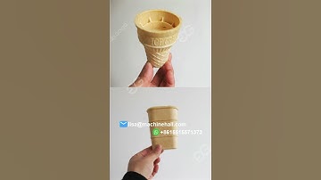 How to Make Wafer Cone|Ice Cream Cone Making Machine Price