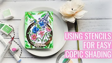 Using Stencils for Easy Copic Shading: Police Vs Fire