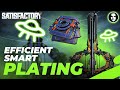 Efficient Smart Plating Factory Tutorial &amp; The Space Elevator - Satisfactory New Player Guide EP8