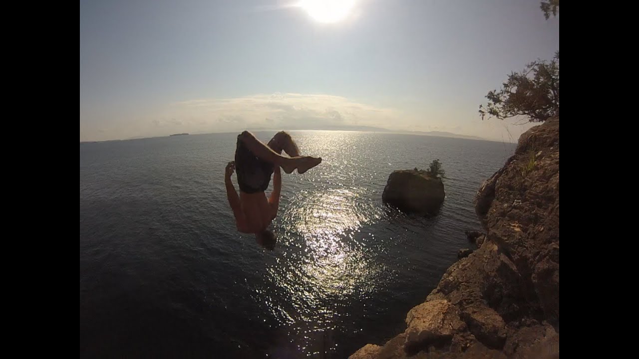 Burlington VT Cliff Jumping & Spearing Edit YouTube