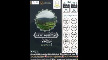 إن هذا القرآن يهدي للتي هي أقوم ويبشر المؤمنين الذين يعملون الصالحات... سورة الإسراء 9 ياسر الدوسري