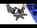 Removal of wheel bearing with 23piece fwd front wheel drive bearing tool kit