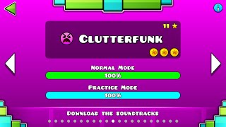 Geometry Dash - Clutterfunk (All coins)