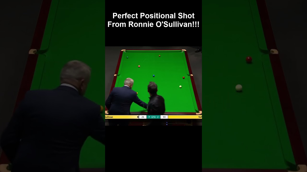 Perfect Positional Shot From Ronnie OSullivan!!!