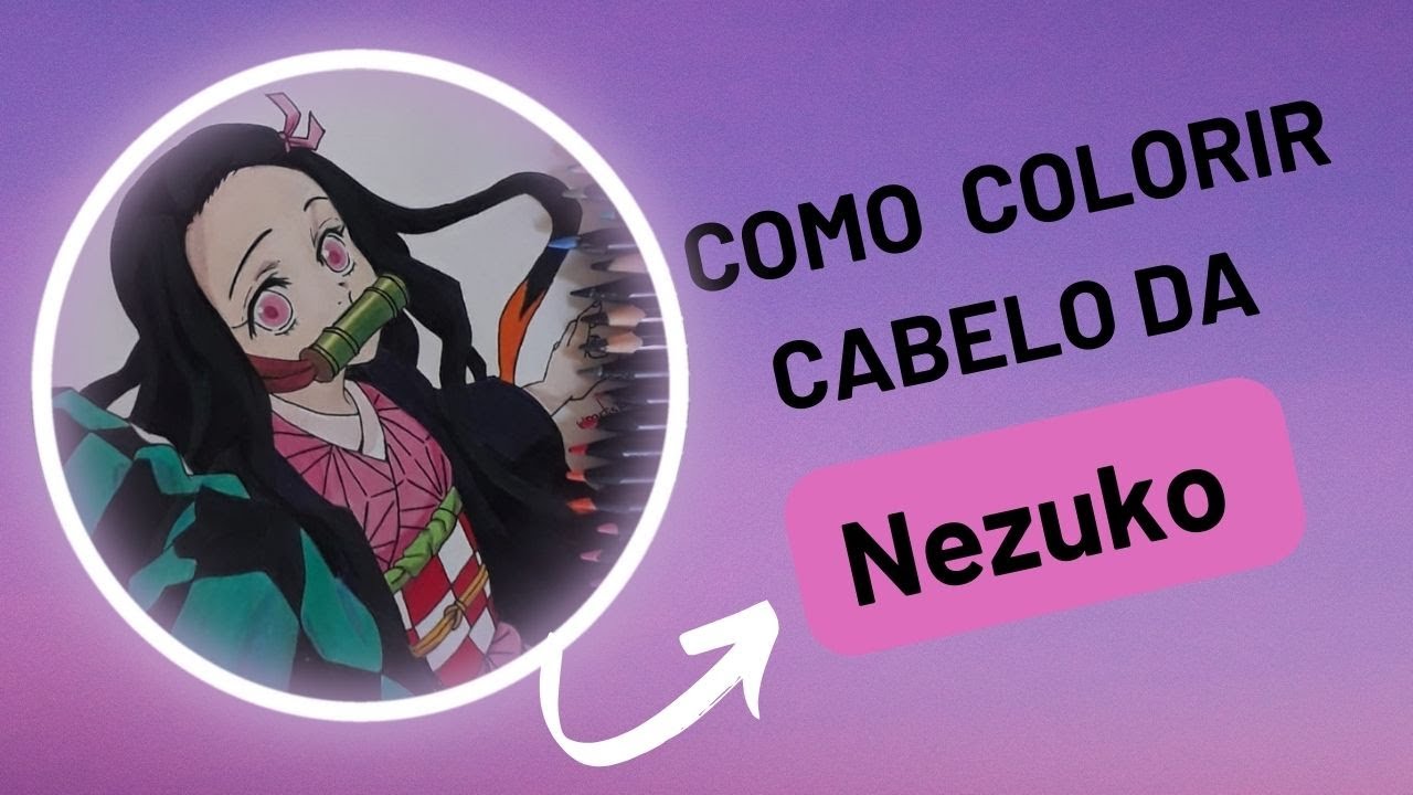 Nezuko Kamado Para Colorir - Imprimir gratuitamente