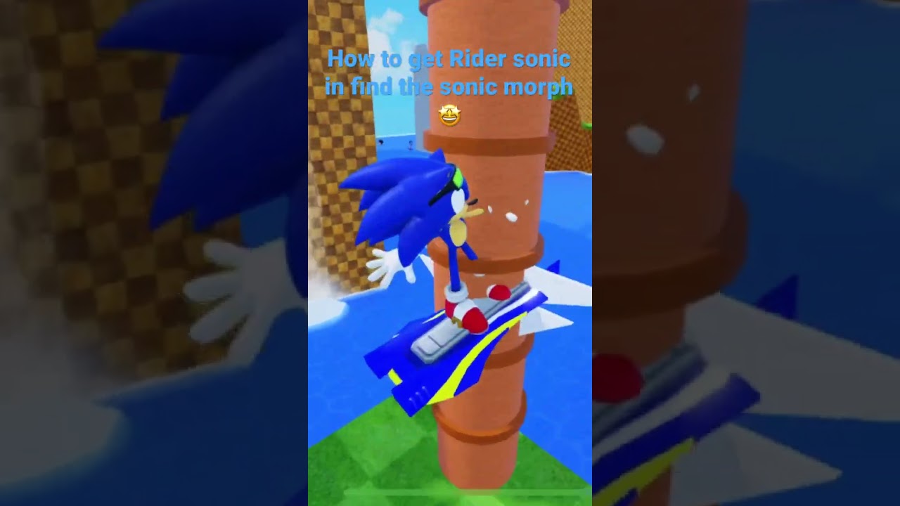 where is riders sonic in sonic morphs｜TikTok Search