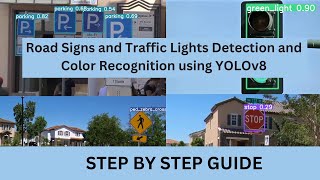 Road Signs and Traffic Lights Detection and Color Recognition using YOLOv8 screenshot 5