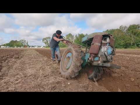 Motoculteurs Staub pp4hd..démonstration de labour