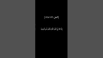 سورة النحل الآية 126-128