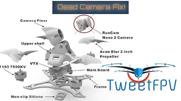 Dead runcam nano 2 on Emax Tinyhawk 2 race - Fixed!