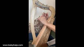English Dance, 12 String Harp Song, Baby Harp, Harp Solo