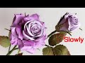 ABC TV | How To Make Rose Paper Flower With Shape Punch #3 (Slowly) - Craft Tutorial