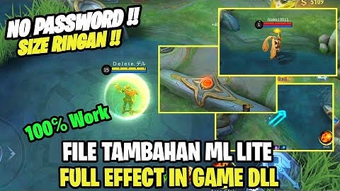 Data Open Full Efek In Game, Won, Magic Sentry, Cyclone Eye, Mata Kuning Dll | Data Tambahan Ml Lite