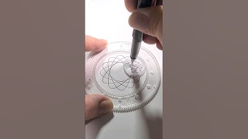 In turbo mode the pen rotates through the Spirograph! #shorts #loopart #spirograph