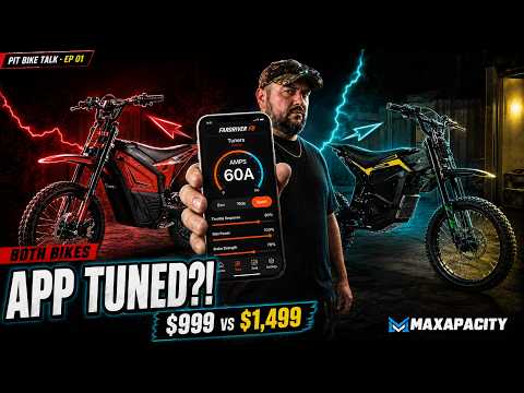 Same 220 N·m, Same 60 Amps — One Has More Volts | Pit Bike Talk Ep. 1