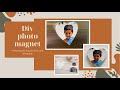 Photo magnet diy | personalised photo magnets | Homedecor | easy and affordable