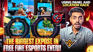 The “ BIGGEST EXPOSE “ in FREE FIRE Esports💀😱 | Using PANEL & LOCATION Hack In Official Tournament