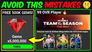 FREE 500K Gems 🤯, Do This Before TOTS Event - 0 to 100 OVR as F2P Series [Ep18]