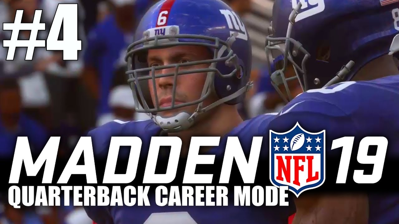 Madden 19 Career Mode -  Part 4 - Joe Nero vs Drew Brees! (Giants vs Saints, Week 4)
