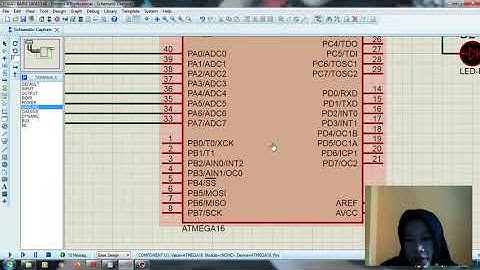 CodeVisionAVR Tutorial Mengakses LED dengan Button dan Menampilkan data pada LCD