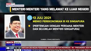 Daftar Menteri ke Luar Negeri sebelum Dilarang Jokowi