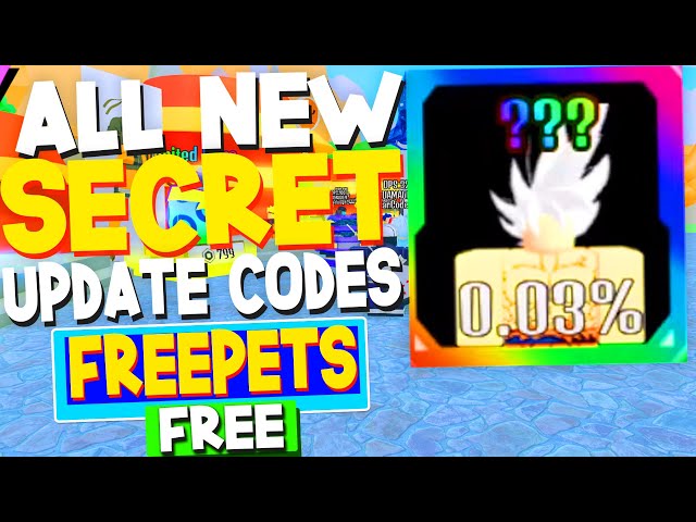 ALL NEW *🐶FREE PET* UPDATE OP CODES! Roblox Anime Clickers codes 2022 -  BiliBili