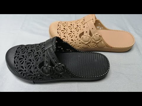 Brown resin KS408B printed shoe prototype used to vacuum casting rubber ...