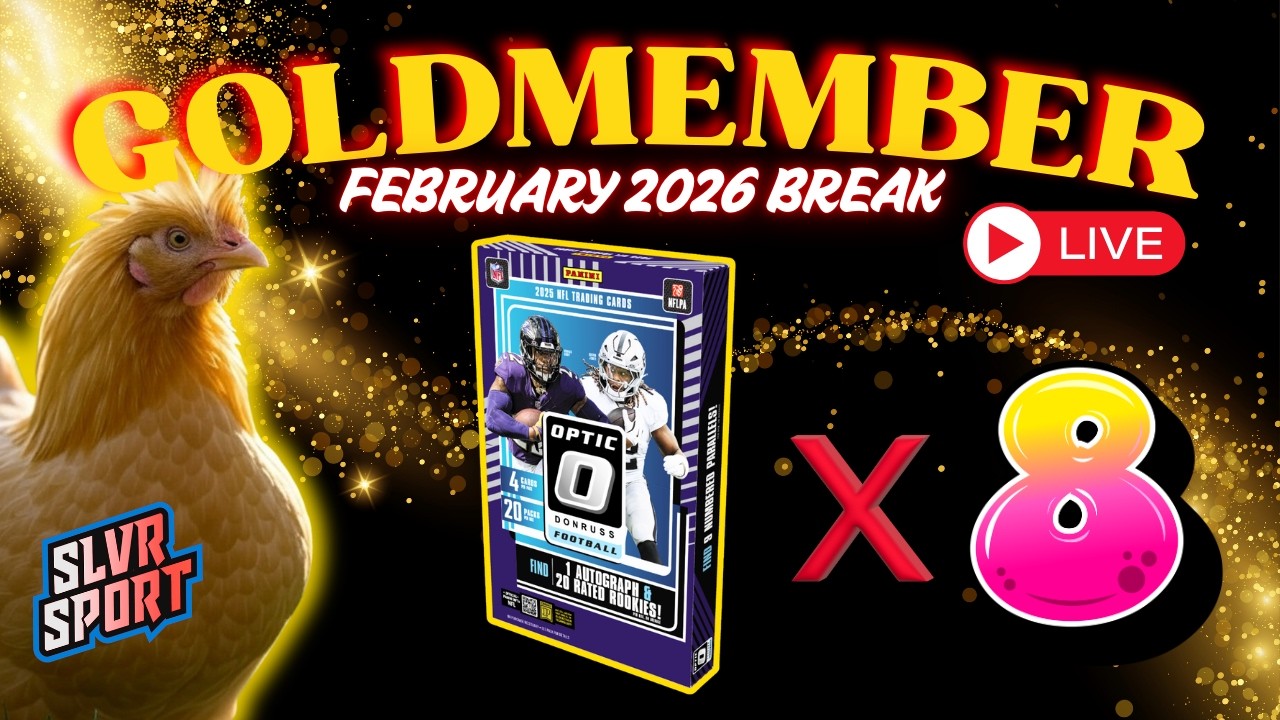 🚨 LIVE 🚨 - February 2026 GoldMember Stream - 2025 Optic Football Sealed Case