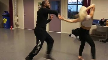 Leo & Becky Neves, Zouk demo in Uppsala, Sweden, 2015-10-17 [HD]