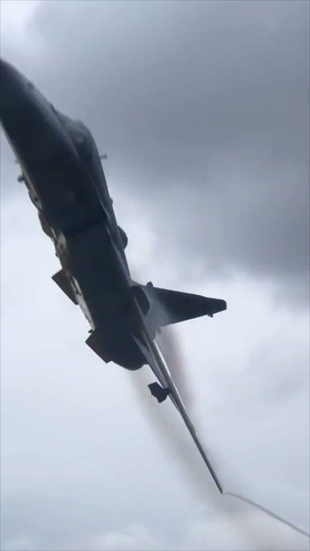 Military Jet Flies Low Over Agricultural Field Startling Farmers