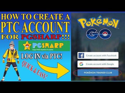 How To Create A PTC Account For PGSharp 2020!