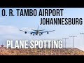 Plane Spotting at O. R. Tambo Airport Johannesburg (JNB), South Africa