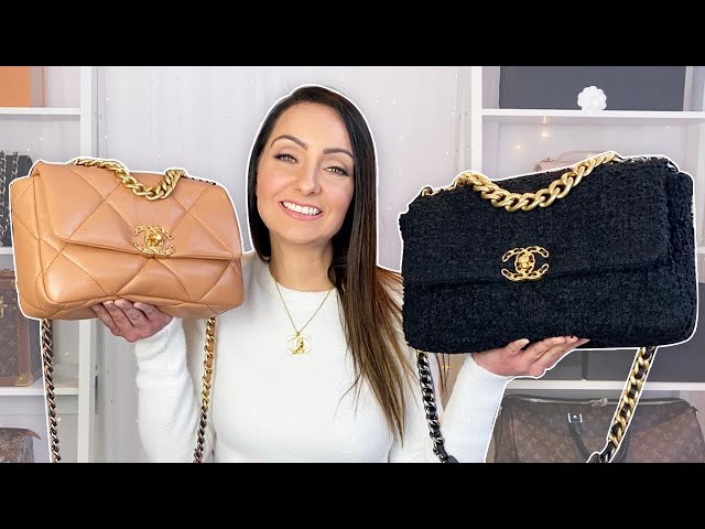 Small Vs Medium Chanel 19 Bag Size Comparison + OUTFITS