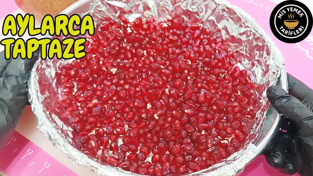 aylarca taptaze nar saklama yöntemi -MİS YEMEK TARİFLERİ DÜNYASI #keşfet #yemek #food #ytshorts