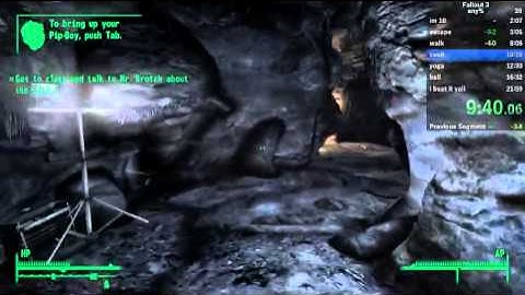 Fallout 3 Any% speedrun - 21:25 (21:46 RTA)