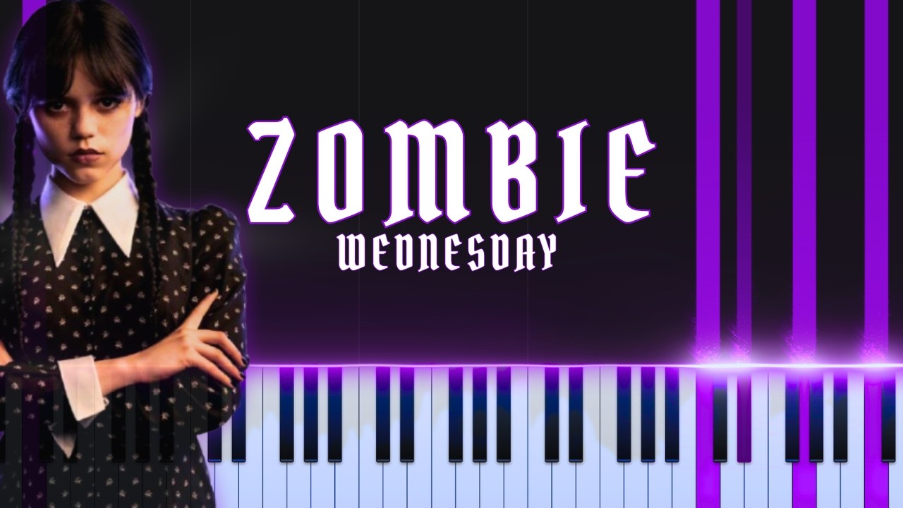 Zombie - The Cranberries (from Wednesday: Season 2) | EASY Piano Tutorial