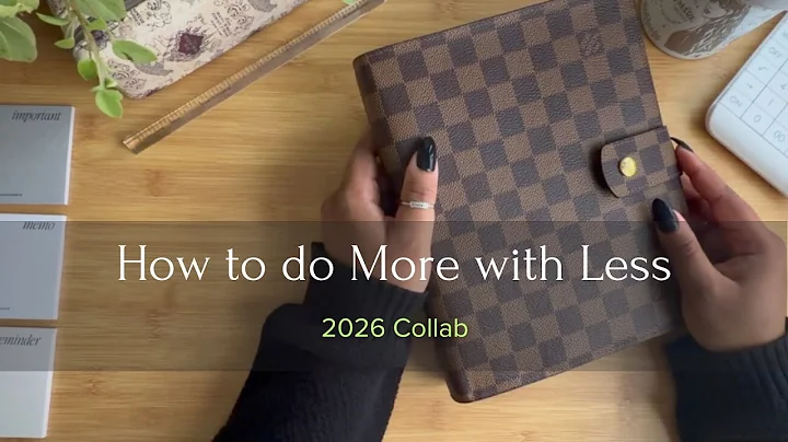 25 Days of Planning Tips - Collab | Day 18 | How to do More with Less!