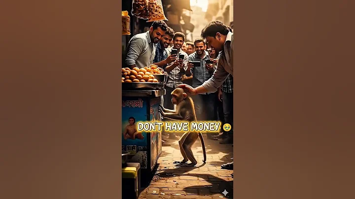 A Monkey’s Struggle for Dignity 😢 | Emotional Short Story #shorts