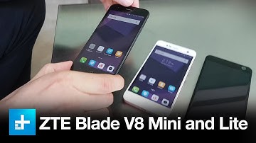 ZTE Blade V8 Mini and V8 Lite - Hands On at MWC 2017