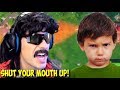 DrDisRespect Tells Kid to SHUT UP in Fortnite Random Duos (8/6/18) (1080p60)