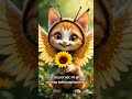 "Gracias por ser, mi girasol, mi más bella canción". #cat #ai #fyp