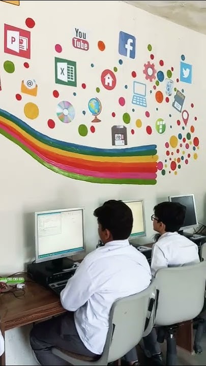 Computer lab decoration ideas #decoration #computer #school #viralvideo ...