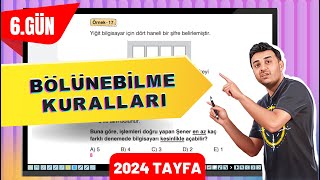 Bölünebi̇lme Kurallari 6 Gün Ündetytmatematikkampı