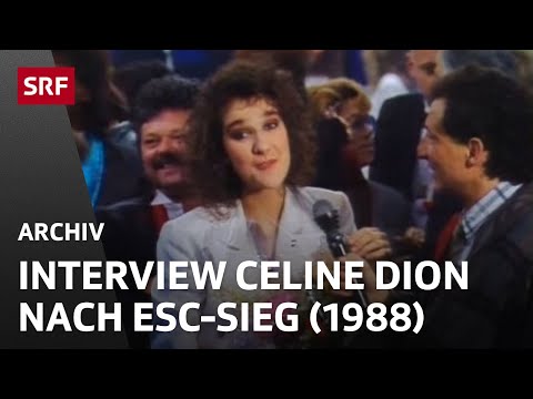 Cline Dion siegt fr die Schweiz am ESC (1988) | SRF Archiv