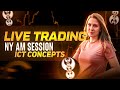 Day trading the ny am session using ict concepts