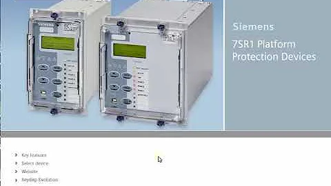 SIEMENS 7SR12 ARGUS RÖLE